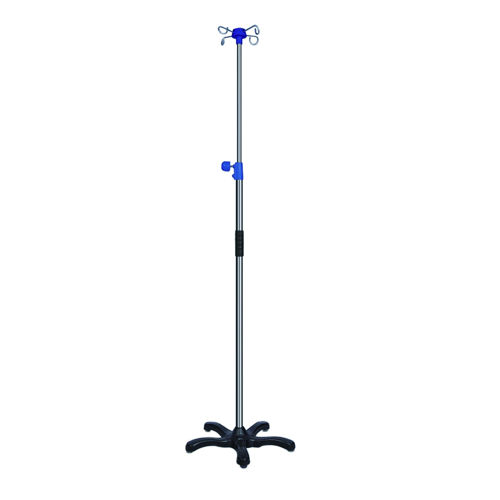 High Quality Portable Rotation Movable Hospital Use Stainless Steel IV Stand IV Pole
