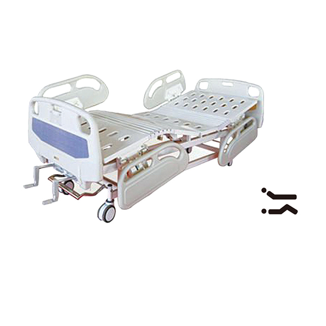 New Product Electric Hospital patient Bed of Manual 2 Cranks And 2 Functions Nursing Bed,hot sell type can foldable for ICU room