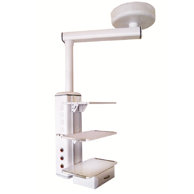 factory price single Arm Ceiling Mounted Wet And Dry Part Medical Surgical Pendant Arms ICU ceiling mounted bridge