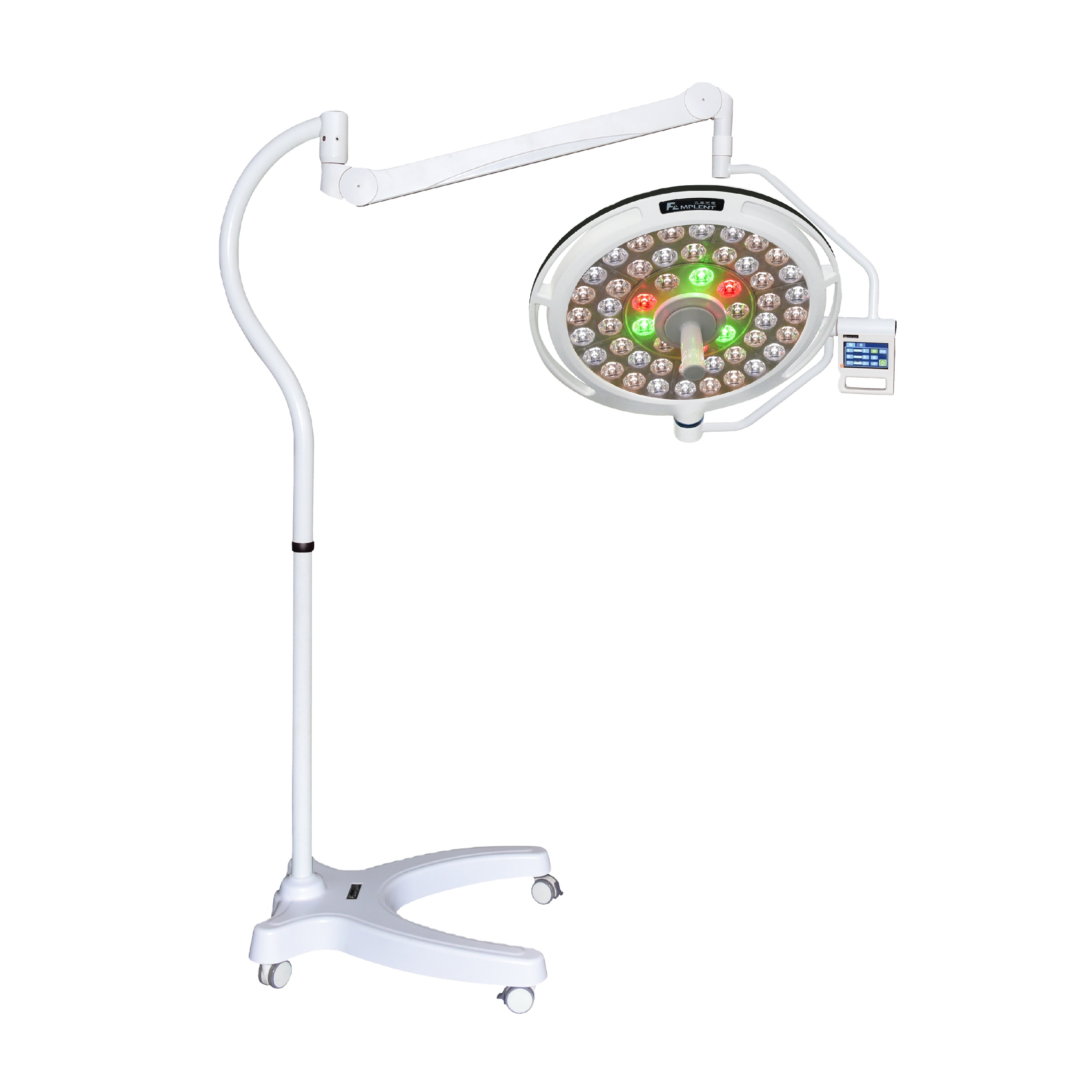 Lampă chirurgicală mobilă Lampă cu LED Model FL500D Lampă chirurgicală mobilă nouă