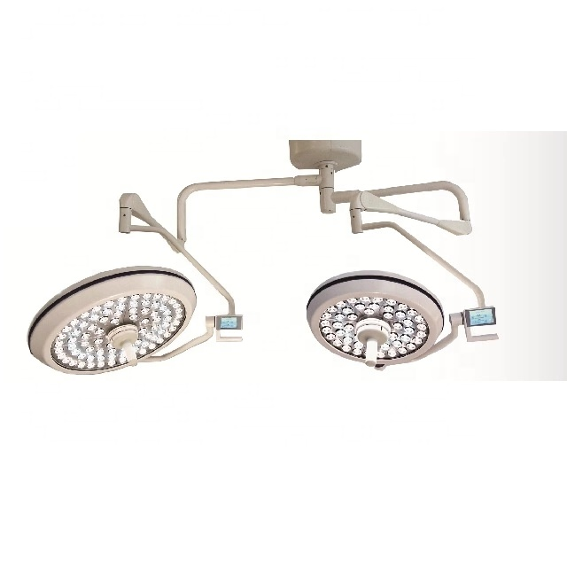 Medical Camera Monitor Led ceiling mounted triple arms shadowless surgical lamp for hospital