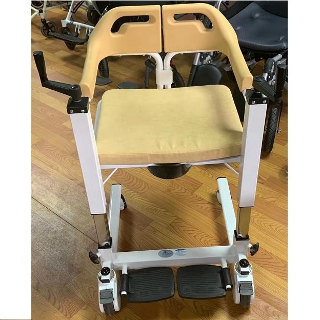Escort artifact multi-function shifter with toilet seat cushion no leg lifts easy movement nursing chair bathing for patient