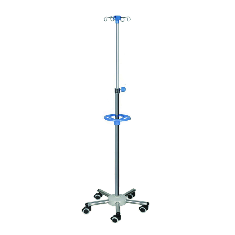 Medical Hanging I.V Drip Stand Hospital I.V. Pole Infusion Tranfusion Saline Stand