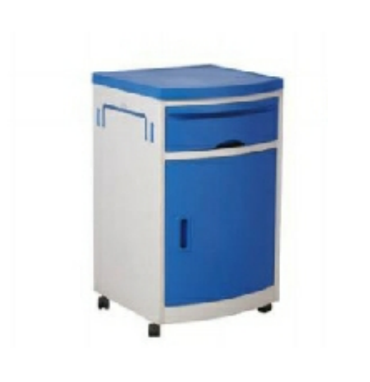 China Manufacturer Cheap Bedside Lockers Abs Plastic Storage Medical Cabinets Over Bed Table For Hospital Furniture