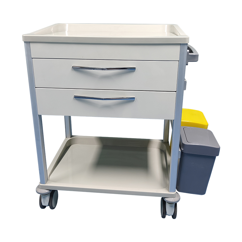 Hospital Equipment Portable Trolley medical hospital furniture Manufacturer Clinic medical trolley with drawers