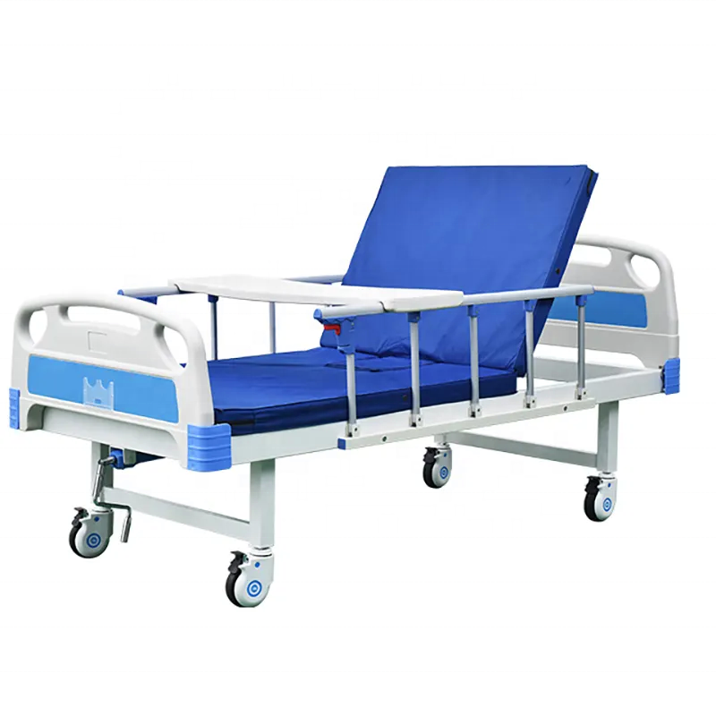 Hot Selling Hospital Bed Single Crank Manual Metal Medical Nursing Care Hospital Bed