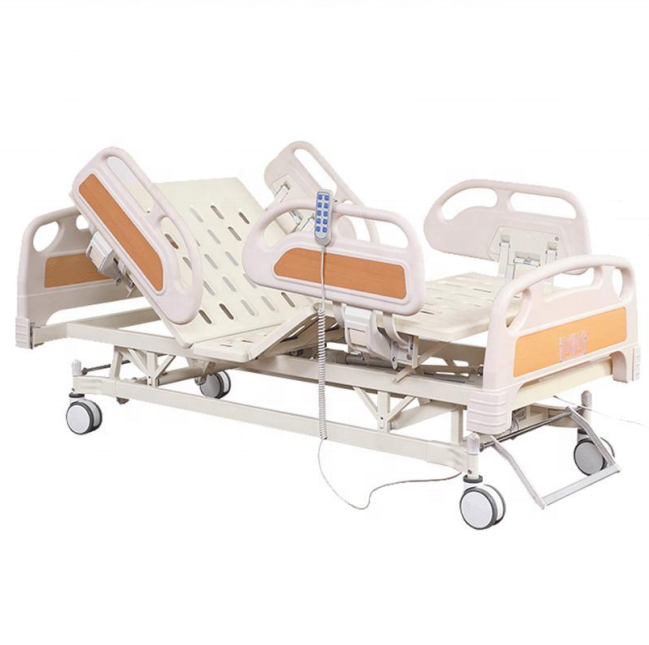 Hot selling multi functional electric hospital 5 function home nursing bed