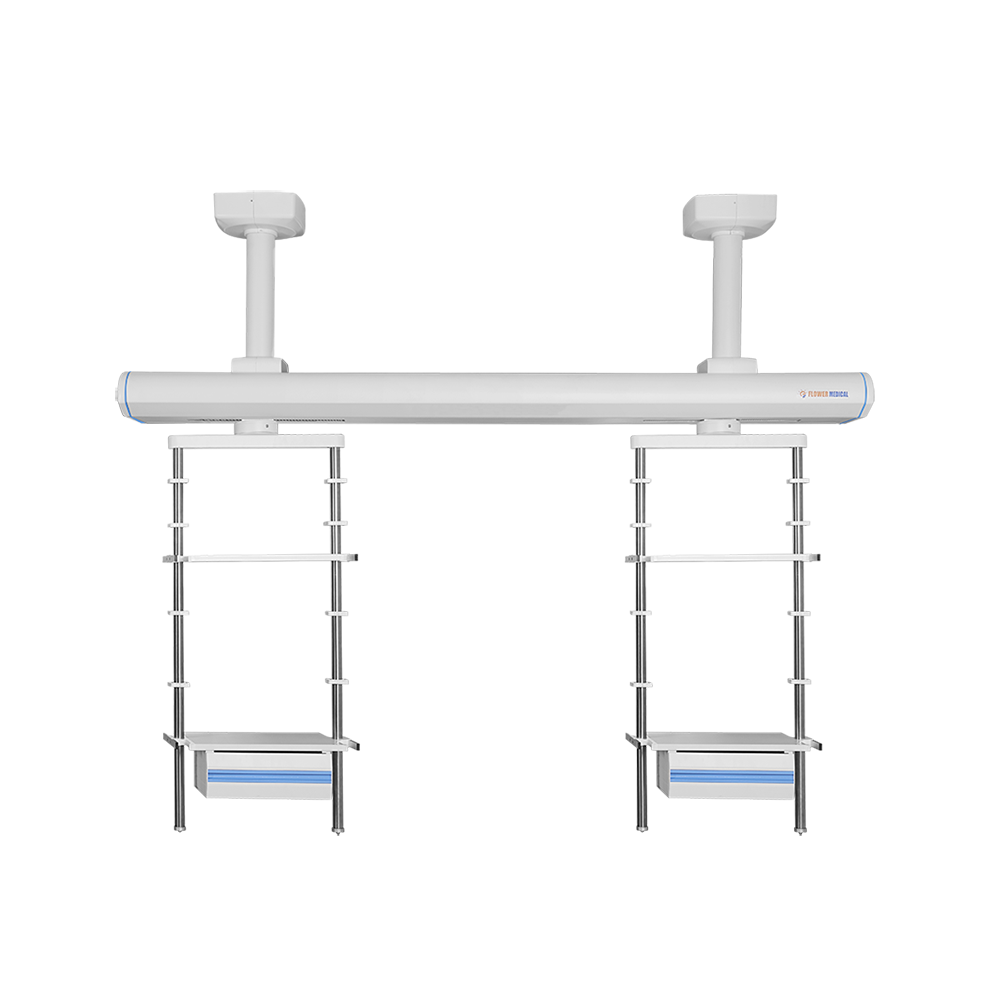 Colgante de puente médico montado en el techo de la UCI Colgante de gas médico Equipo de gas de endoscopia Colgante quirúrgico