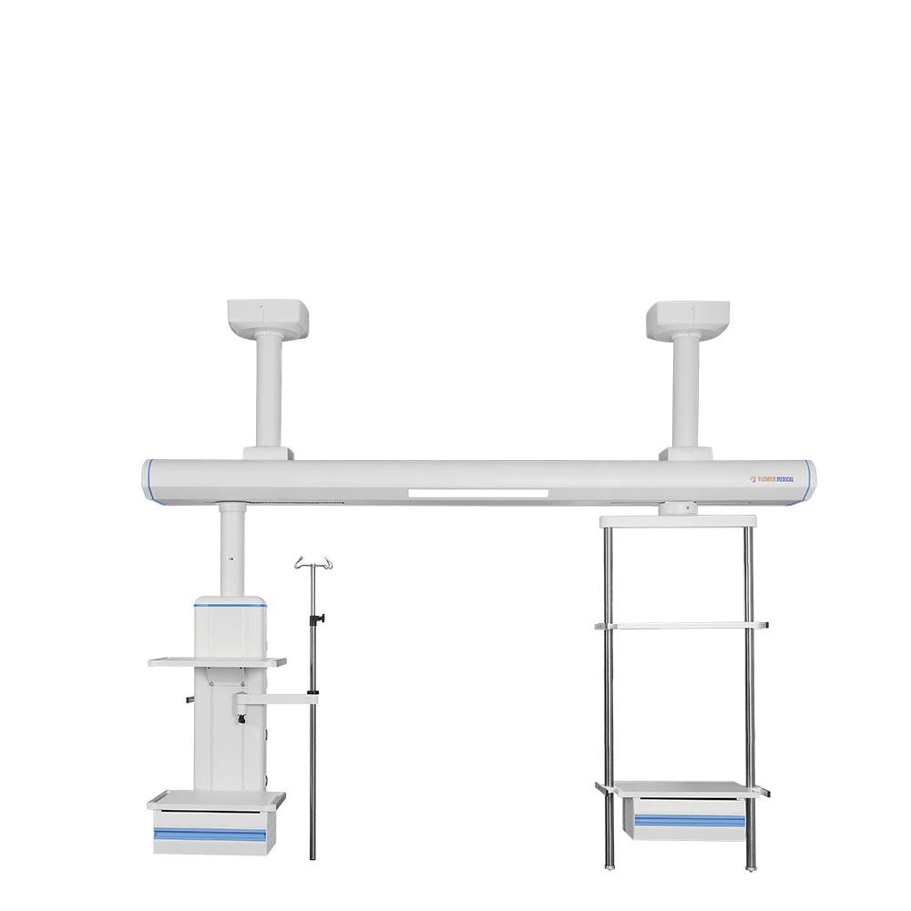 factory price Hot Selling Double Arms Hospital Medical Tower For ICU Room ICU ceiling mounted bridge  PF-30-3 E/C
