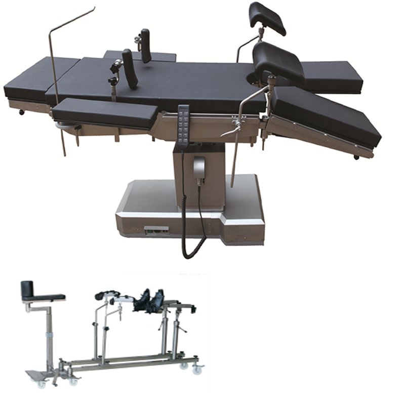 Medical Equipment Surgical Operating Bed Electric Operating Table Multi-Function operating room table with C-arms