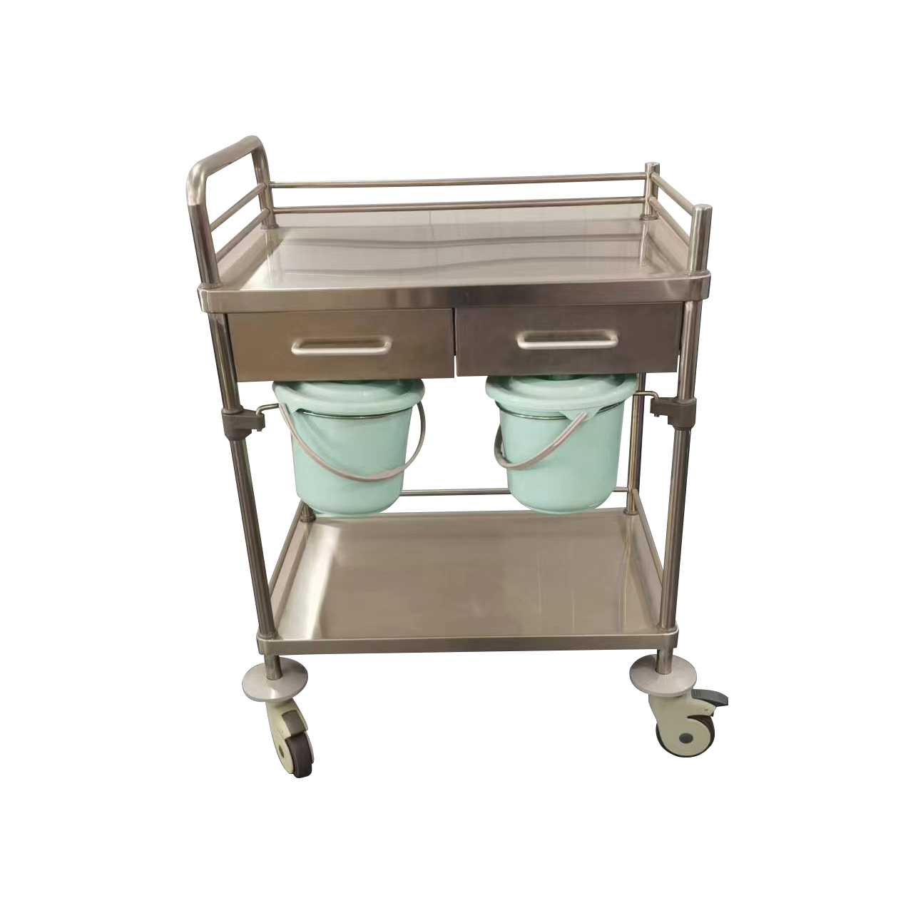 Stainless Steel Hospital Medical Cart Treatment Trolley Stainless Steel trolley Service Cart trolley