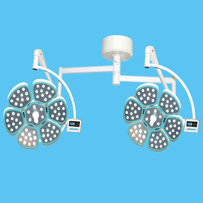 FL720/520 Flower Medical Double Head Ceiling Mounted Led shadowless operation lamp