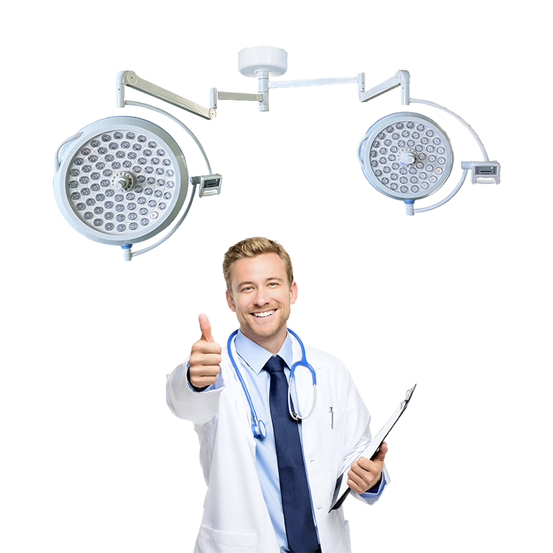 Movable Ceiling/Floor/Vertical Surgical Shadowless Lamps Led Single/Double Operation Light with Camera System