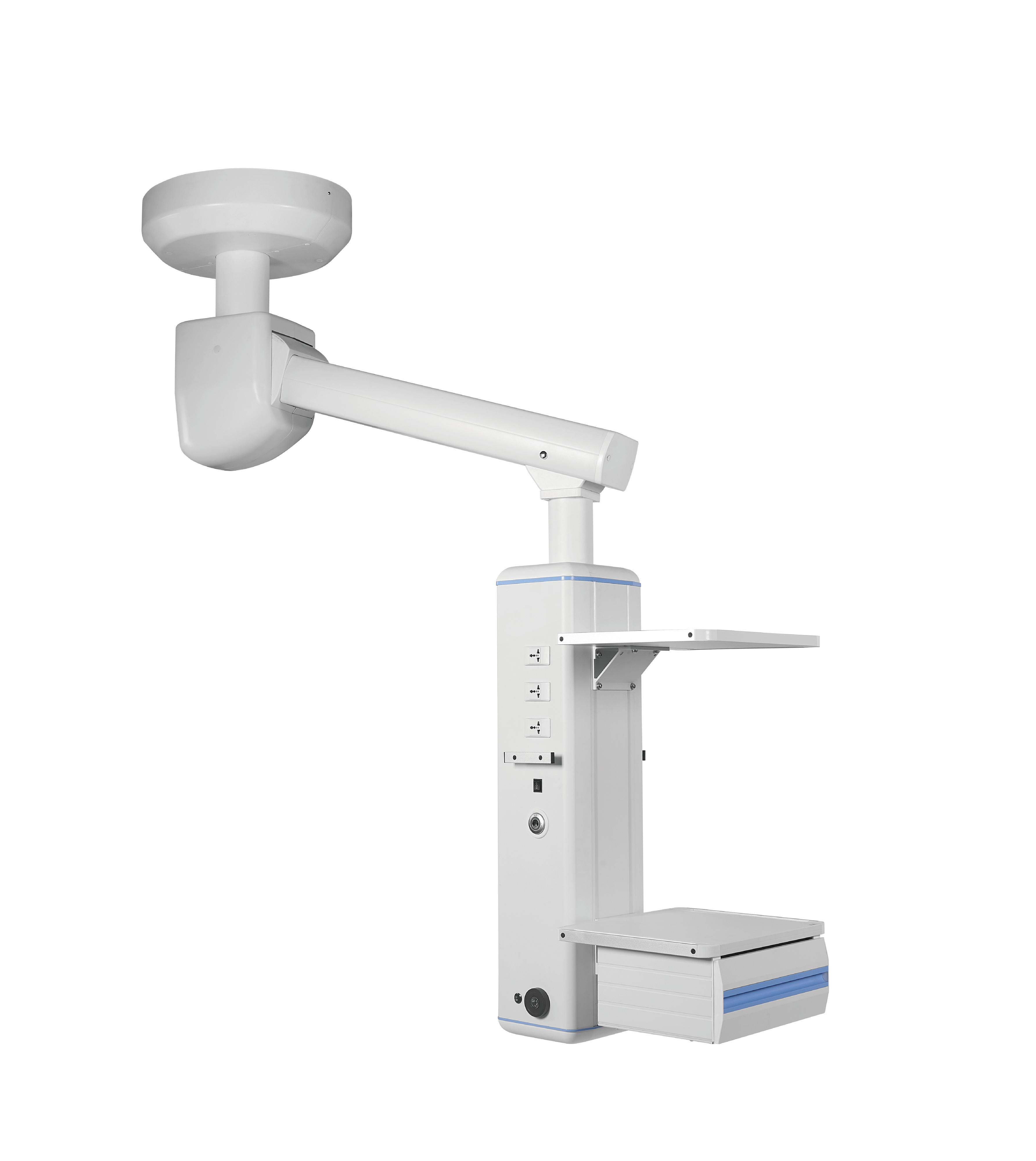 electric single Arm Ceiling Mounted Wet And Dry Part Medical Surgical Pendant Arms ICU ceiling mounted bridge PF-60