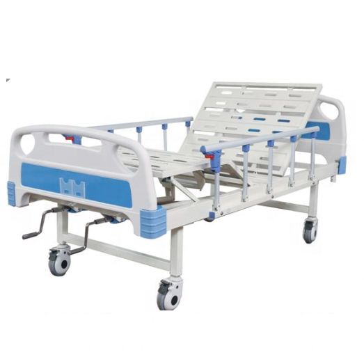 Two Crank Medical Bed 2 Function Hospital Bed Nursing Bed For Patients