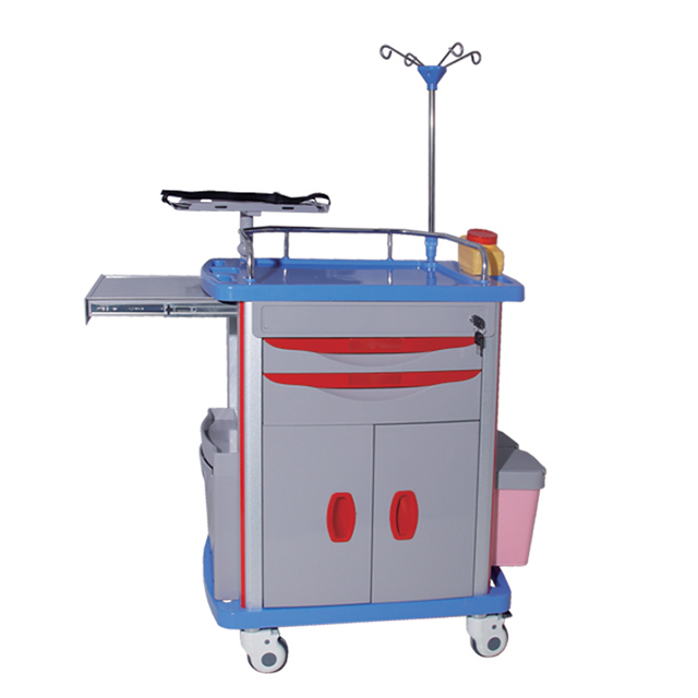 factory price emergency trolley for hospital doctor nurse patient medical trolly