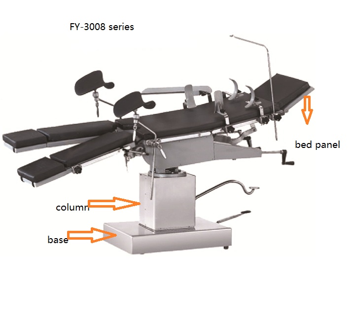 FY-3008 hospital instrument hsurgical room use Manual operating table