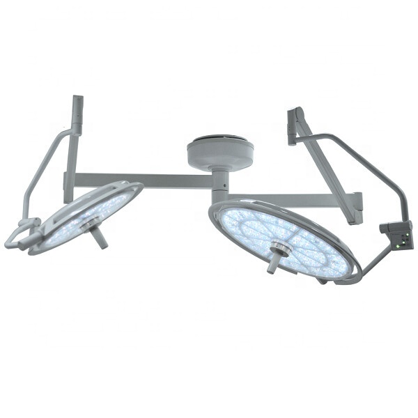 FLOWER MEDICAL FL700/500 kubah ganda dipimpin lampu bedah langit-langit tanpa bayangan dengan ISO & CE
