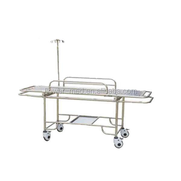 Medical device stainless steel ambulance stretcher trolley patient transfer bed