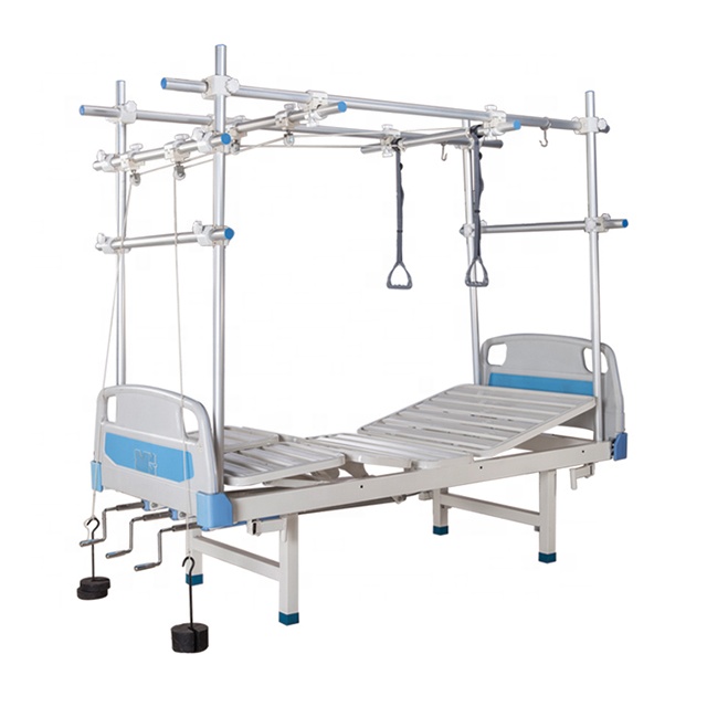 Factory Price New Style  FB-37-1  Hospital Medical Multi-Function Traction Bed With ABS Bed Head And Support