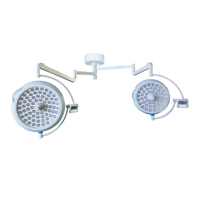 Operating LED Light Ceiling Type LED Shadowless Hospital Lamp With Double Domes Model FL700/500