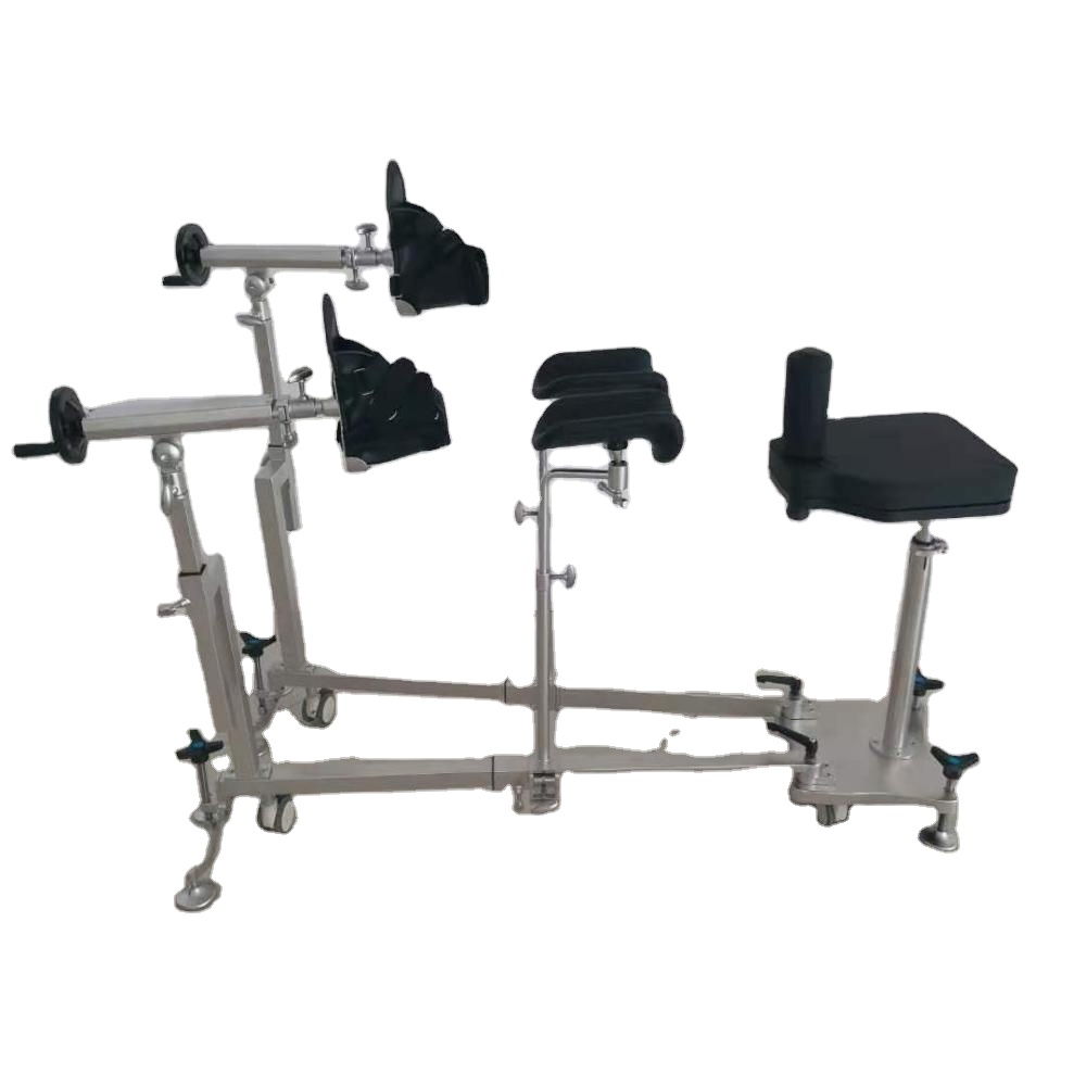 table d'opération pièces de rechange obstétrique tout cadre de traction orthopédique en acier inoxydable support de jambe cadre de traction orthopédique