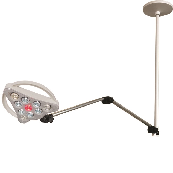 Lampe d'examen de lumière chirurgicale à LED verticale à haute luminance de type mobile pour une utilisation en clinique hospitalière