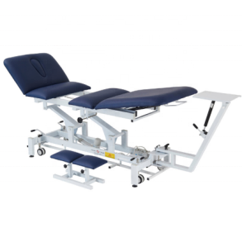electric treatment table portable physical therapy table medical table hospital chair 4 section electric traction bed