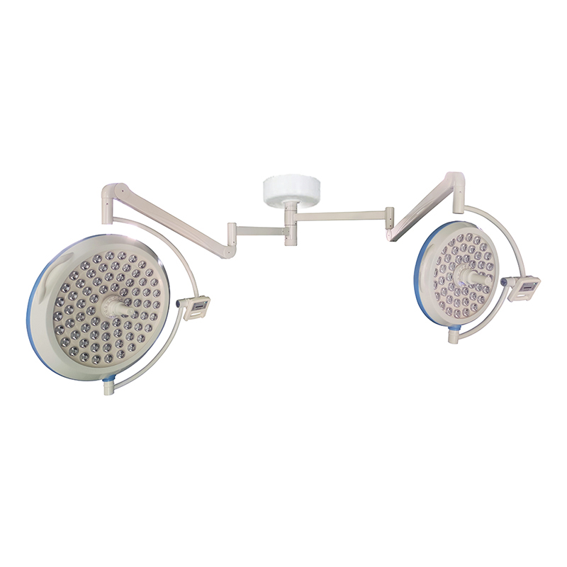 Cheap and high illumination Double Head Ceiling Medical LED Surgical Shadowless Operating Lamp for sale