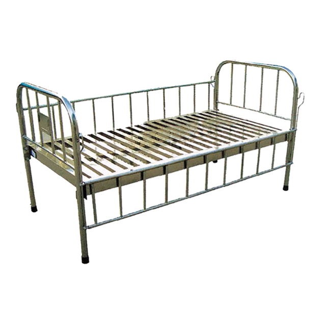 factory price all stainless steel flat bed for children child medical patient nursing bed at home China Manufacturer