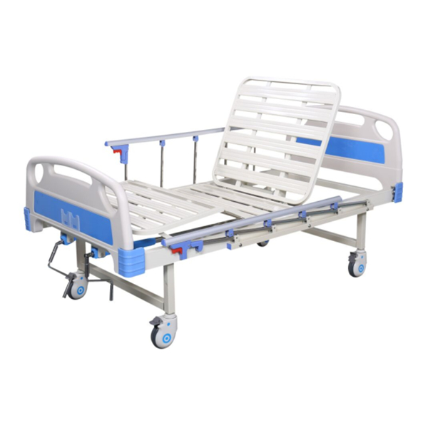 2 Crank Manual Hospital Bed For Sale ABS Panel For Hospital Bed