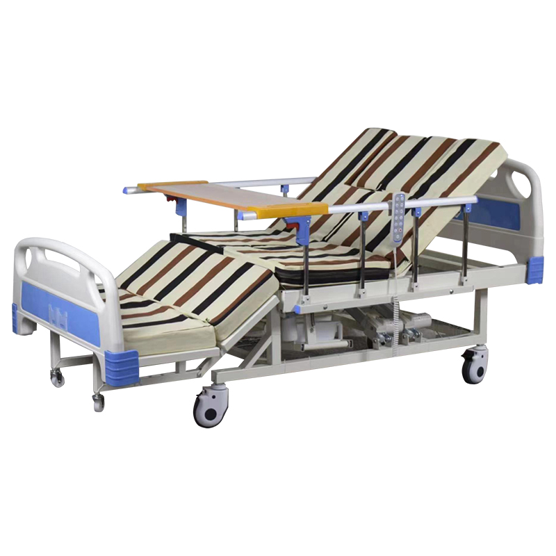 Flexible Homecare Patient Nursing Hospital Bed with Commode Toilet for Disabled Patient
