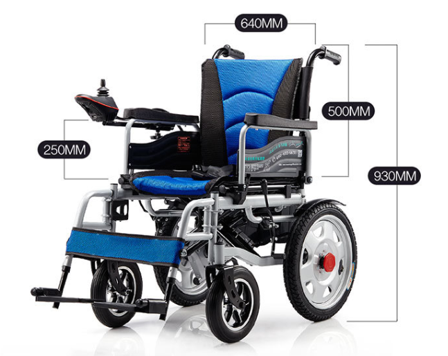 FE-6002 Foldable Automatic Electric Wheelchair with Lithium Battery for Diabled People