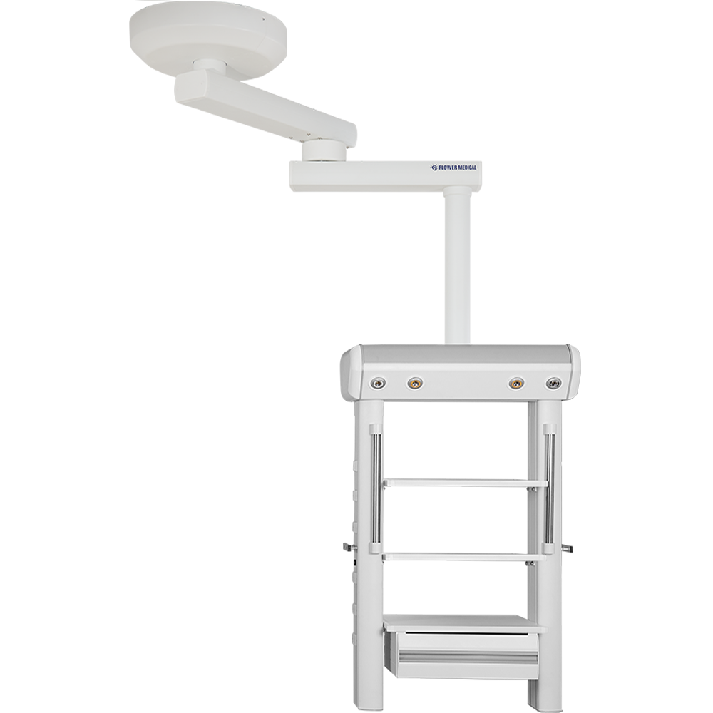 Pabrik OEM Medical Column Gas Equipments ICU Ceiling Medical Pendant Di Hospital Medical Gas Pendant Surgical Pendant