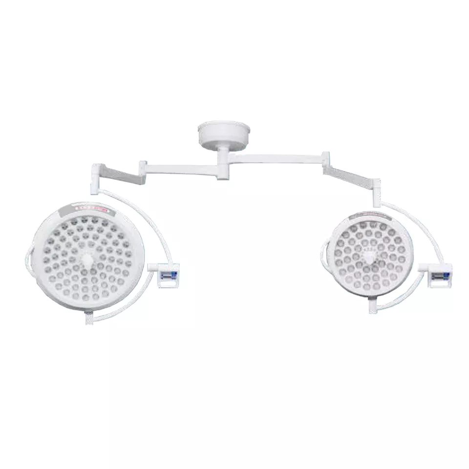 Double Heads Medical LED Shadowless Hospital Lamp Operating Room Light Trade With Camera Model FL700/500