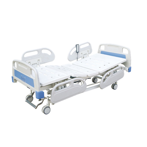 Electric Medical Manuel Home Care Hospital Bed Accessories Side Rails Autocad Block Iv Pole  Elderly Sheet Making 5 Function