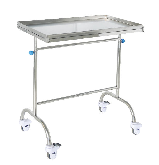harga pabrik stainless steel meja mayo meja rumah sakit untuk rumah sakit dokter perawat pasien troli medis FC-36