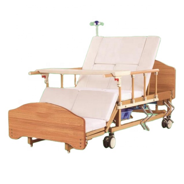 hospital equipment metal bed frame medical nursing bed for home use