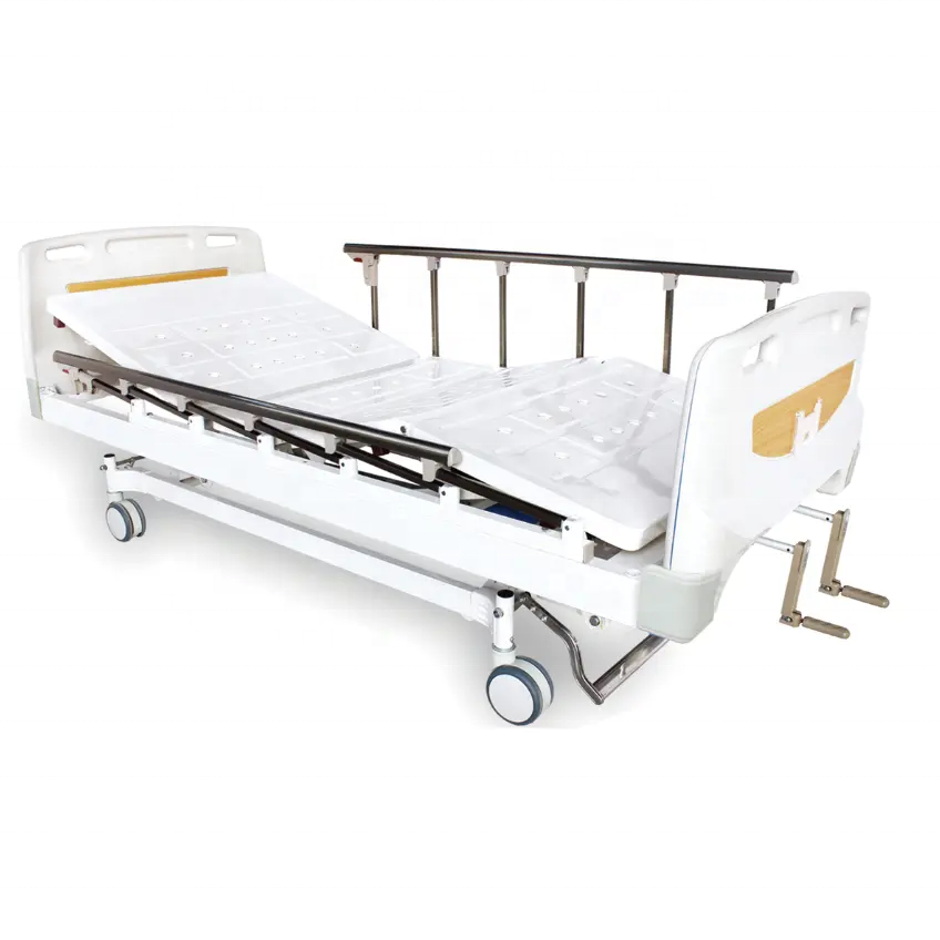 हाई क्वालिटी 2 फंक्शन ABS इलेक्ट्रिक हॉस्पिटल बेड 2 क्रैंक नर्सिंग बेड