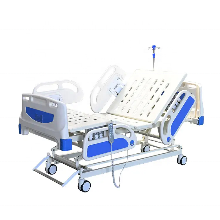 Medical Five Function Electric Bed ICU Hospital Bed Nursing Bed